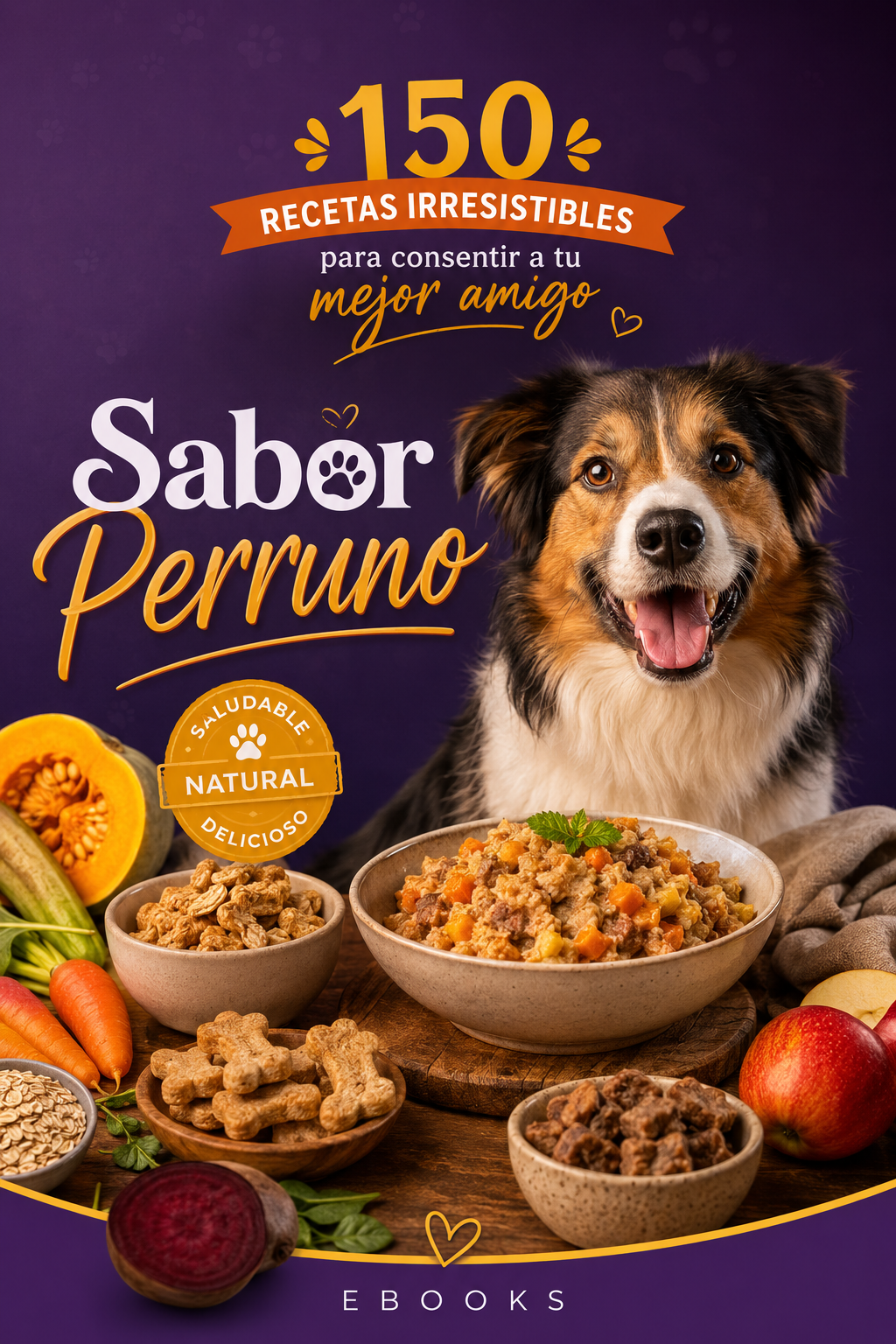 Sabor Perruno: 150 Recetas Caseras para Consentir a tu Perro