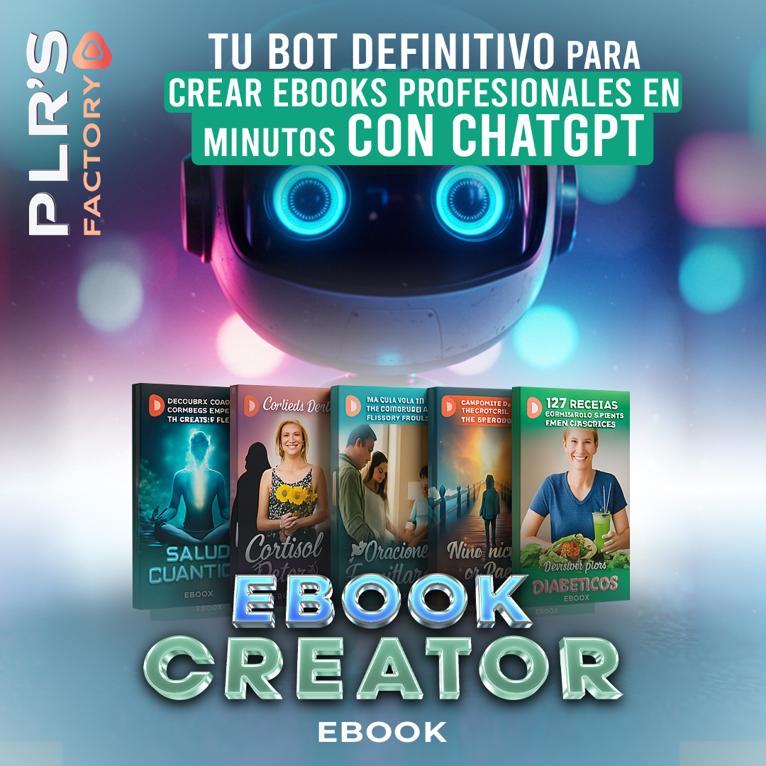 Ebook Creator: Crea Ebooks Profesionales con ChatGPT Paso a Paso